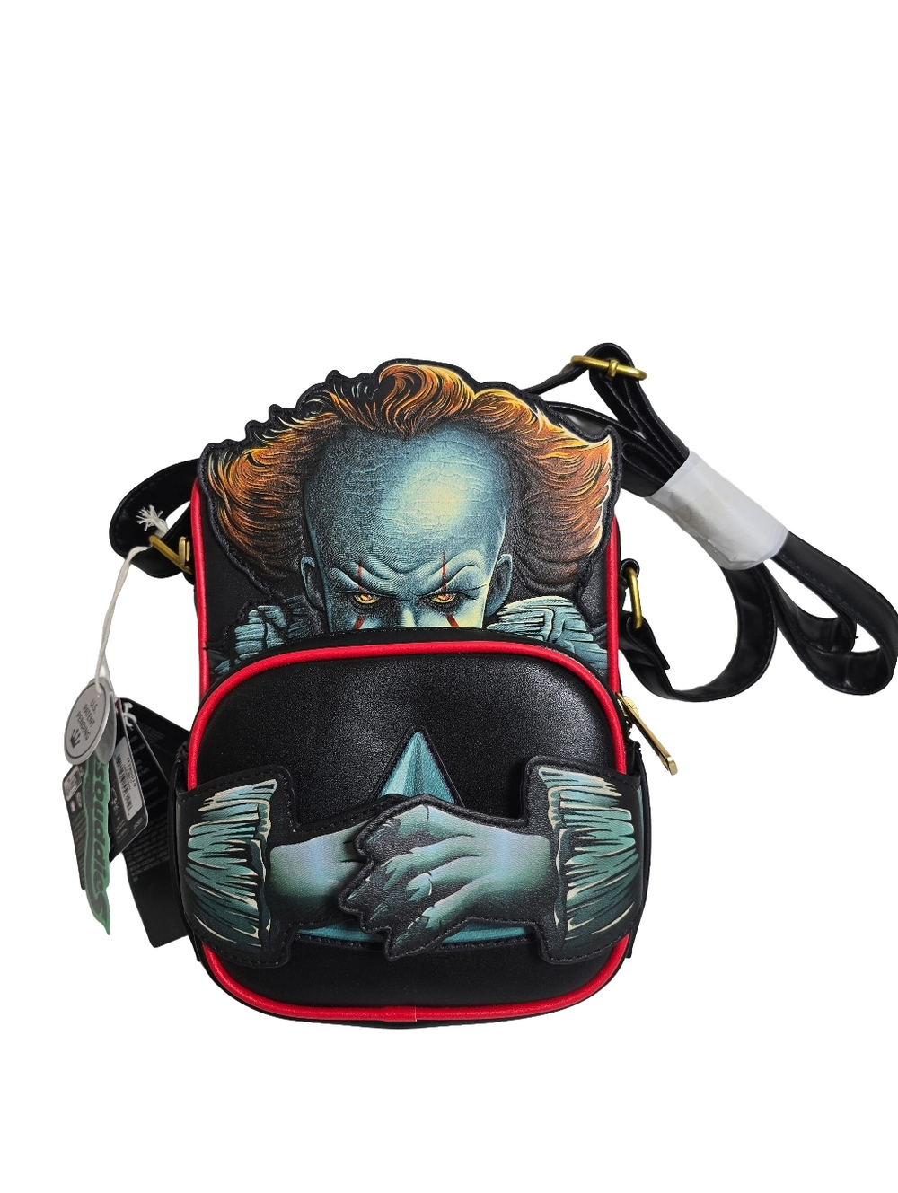 Loungefly IT Pennywise Crossbody Bag Coin Purse NWT Sold Out - Picture 1 of 8